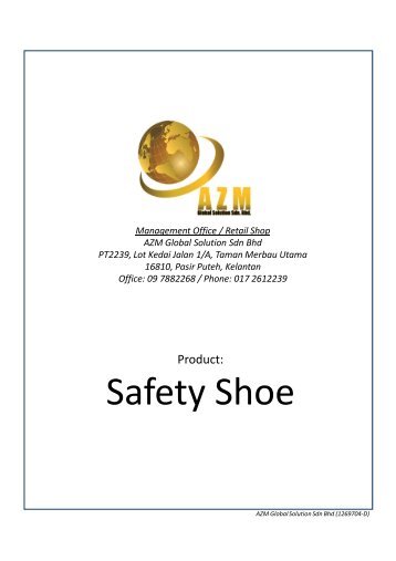 Safety Shoe - Catalog