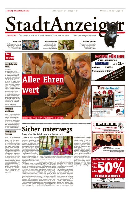 Stadtanzeiger Coesfeld kw 28