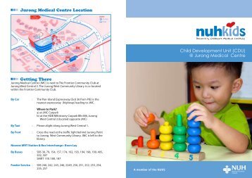 Child Development Unit (CDU) @ Jurong Medical Centre