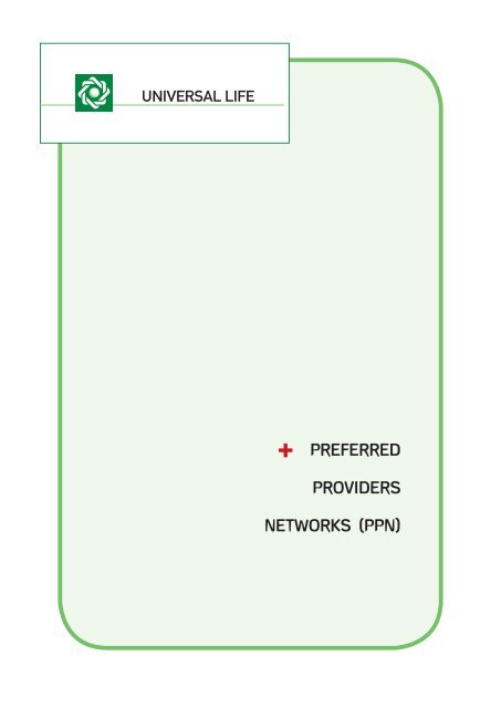 Preferred Providers Networks Ppn Universal Life