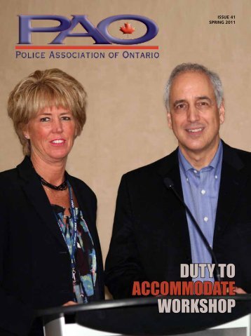spring 2011 - Police Association of Ontario