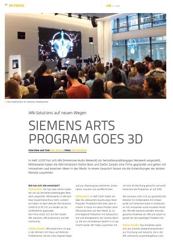 VDT0318-SiemensArtsProgram goes 3D