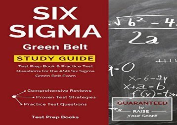 Six Sigma Green Belt Study Guide Six Sigma Green Belt Study Guide