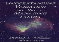 [+][PDF] TOP TREND Understanding Variation: The Key to Managing Chaos  [FREE] 
