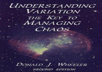 [+][PDF] TOP TREND Understanding Variation: The Key to Managing Chaos  [FREE] 