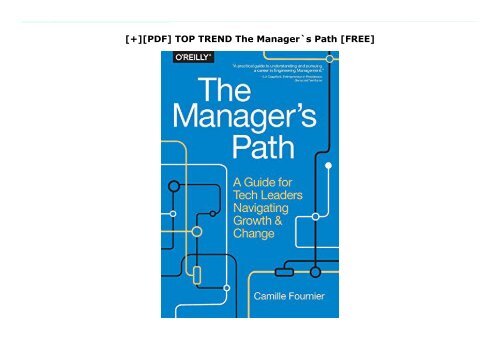 [+][PDF] TOP TREND The Manager`s Path  [FREE] 