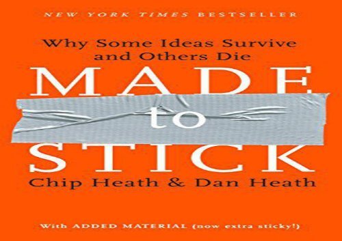 [+]The best book of the month Made to Stick: Why Some Ideas Survive and Others Die  [NEWS]