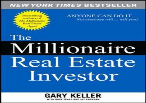 [+][PDF] TOP TREND The Millionaire Real Estate Investor  [NEWS]