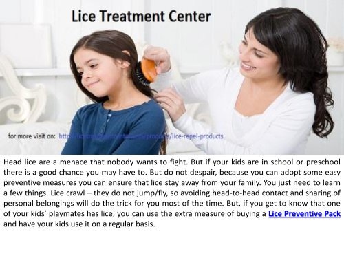 Lice Prevention Pack