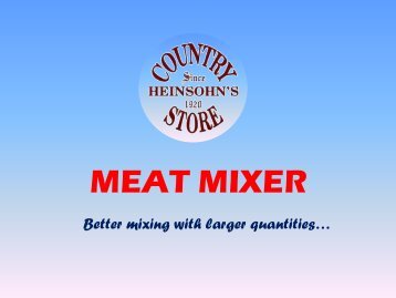 Buy Meat Mixer at best price-Available at texatastes.com