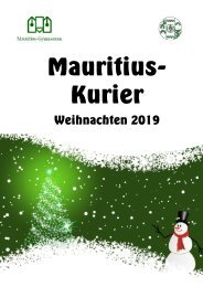 Mauritius Kurier Weihnachten 2019