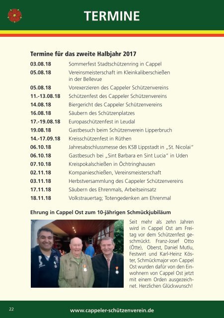 Kette und Krone in Cappel 1/2018