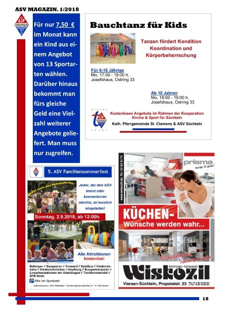 ASV MAGAZIN. 1/2018