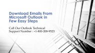 Download Emails From Microsoft Outlook in Few Easy - +1-800-208-9523