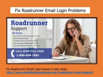 Fix Roadrunner Email Login Problems 1-800-658-7602