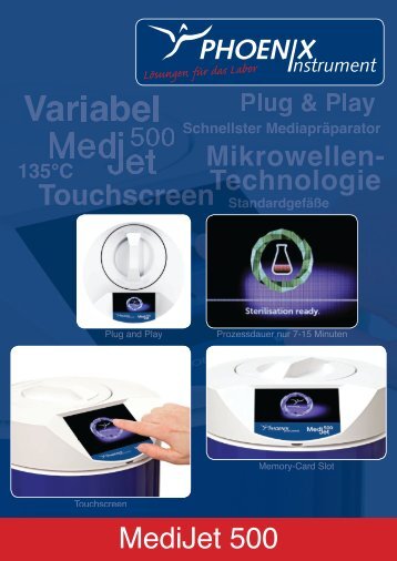 Phoenix Instruments Autoklav Probenerwärmung MediJet500