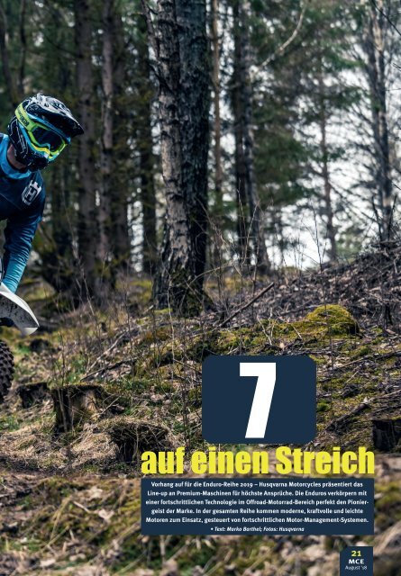 Motocross Enduro Ausgabe 08/2018