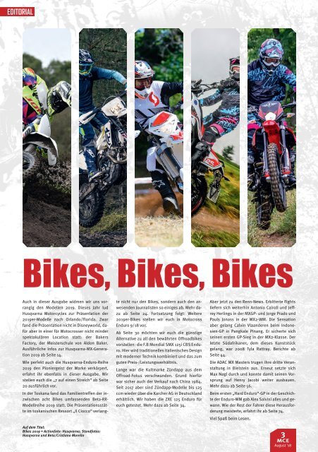 Motocross Enduro Ausgabe 08/2018