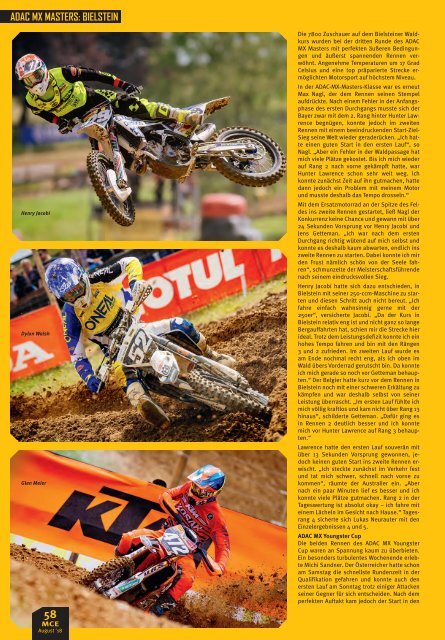 Motocross Enduro Ausgabe 08/2018