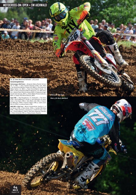 Motocross Enduro Ausgabe 08/2018