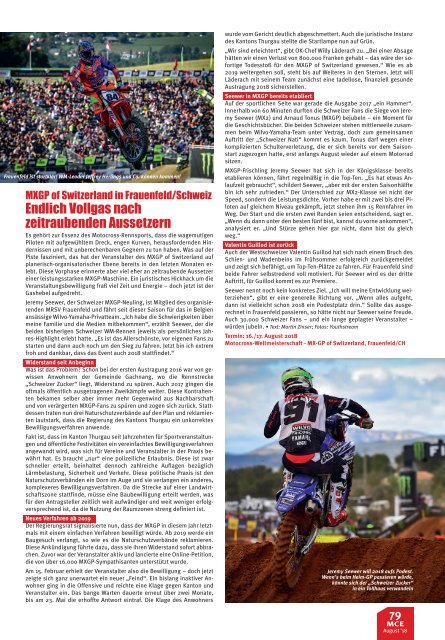 Motocross Enduro Ausgabe 08/2018