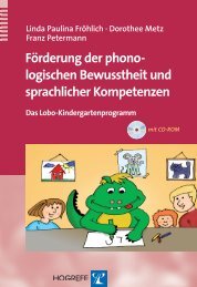 Förderung der phono- logischen Bewusstheit und ... - PagePlace