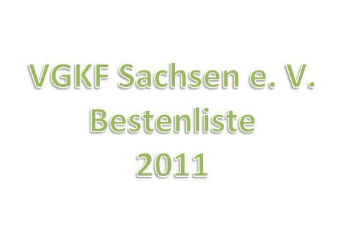 Jahresbestenlisten 2011