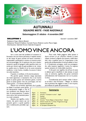 autunnali squadre miste - fase nazionale - Federazione Italiana ...