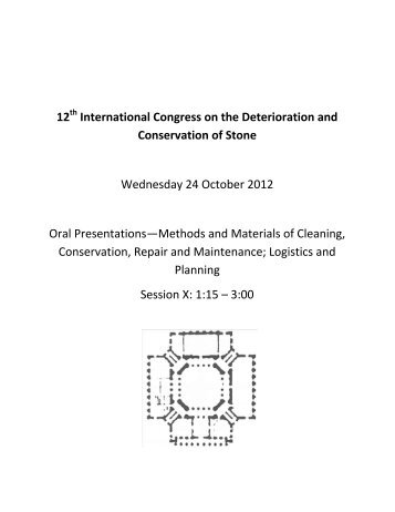 International Congress on the Deterioration and Conservation of Stone