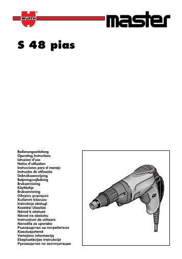 S 48 pias - Würth - Adolf Würth GmbH & Co. KG