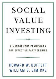 Free Social Value Investing: A Management Framework for Effective Partnerships (Columbia Business School Publishing) | Download file