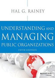 PDF Understanding and Managing Public Organizations, Fifth Edition (Essential Texts for Nonprofit and Public Leadership and Management) | PDF File