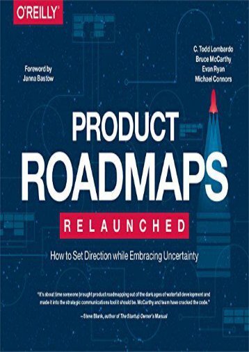 Free Product Roadmaps Relaunched | Ebook