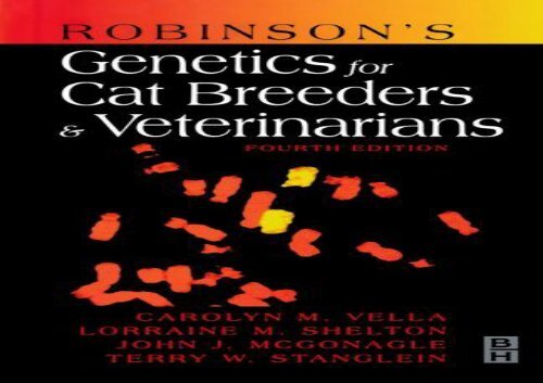 [+]The best book of the month Robinson s Genetics for Cat Breeders and Veterinarians, 4e  [FREE] 