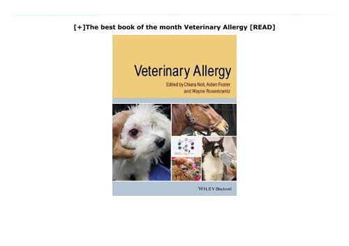 [+]The best book of the month Veterinary Allergy  [READ] 