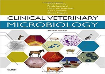 [+]The best book of the month Clinical Veterinary Microbiology, 2e  [NEWS]