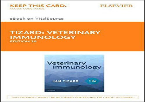 [+]The best book of the month Veterinary Immunology eBook on ...