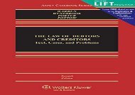 [+]The best book of the month The Law of Debtors and Creditors: Text, Cases, and Problems (Aspen Casebook)  [FULL] 