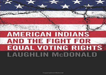 [+]The best book of the month American Indians and the Fight for Equal Voting Rights  [DOWNLOAD] 