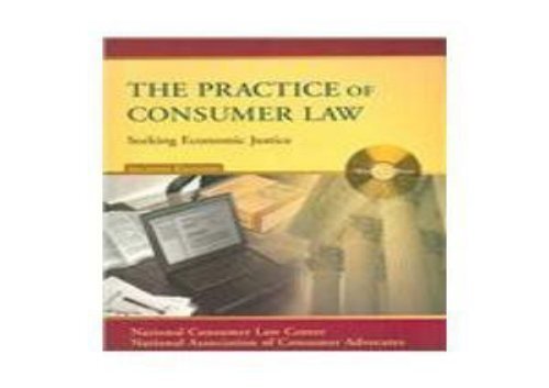 [+]The best book of the month The Practice of Consumer Law: Seeking Economic Justice  [FREE] 