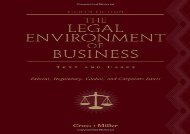 [+]The best book of the month The Legal Environment of Business  [DOWNLOAD] 