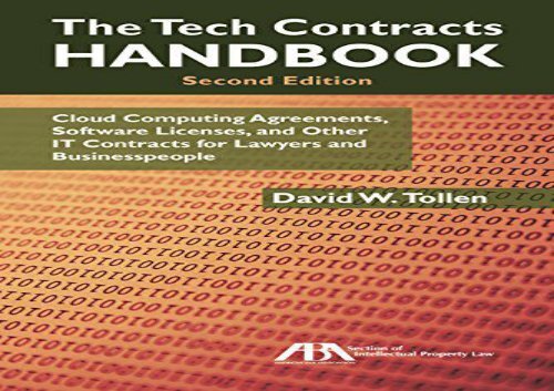 Pdf Top Trend The Tech Contracts Handbook Cloud