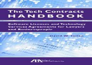 [+]The best book of the month The Tech Contracts Handbook: Software Licenses and Technology Services Agreements for Lawyers and Businesspeople  [DOWNLOAD] 