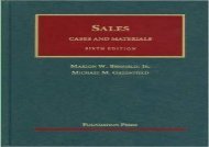 [+]The best book of the month Cases and Materials on Sales (University Casebook Series)  [DOWNLOAD] 