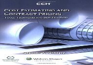 [+][PDF] TOP TREND Cost Estimating and Contract Pricing: Tools Techniques and Best Practices [PDF] 