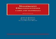 [+][PDF] TOP TREND Nonprofit Organizations, Cases and Materials (University Casebook Series)  [FULL] 