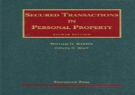 [+][PDF] TOP TREND Warren and Walt s Secured Transactions in Personal Property, 8th (University Casebook)  [DOWNLOAD] 