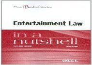 [+]The best book of the month Entertainment Law in a Nutshell (Nutshell Series)  [READ] 