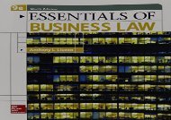 [+]The best book of the month Essentials of Business Law  [FULL] 