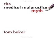 [+][PDF] TOP TREND The Medical Malpractice Myth  [READ] 